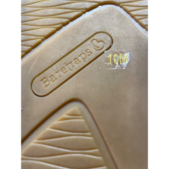 Bantrap Womens Metallic Open-Toe Slide Sandals With Memory Foam Sole - Picture 7 of 8